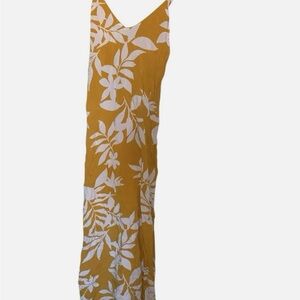 Yellow Floral Maxi Dress